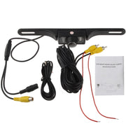 LED Sensor Car Rear View Camera, Support Color Lens / 135 Degree Viewable / Water-resistant & Night Sensor Function (E300)(Black)