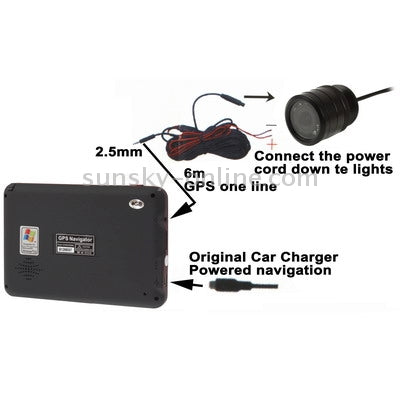7 LED IR Infrared Water-resistant Night Vision License Plate Frame Astern Backsight With Scaleplate, Support Installed in GPS Navigator , Wide Viewing Angle: 140 degree (YX001)(Black)