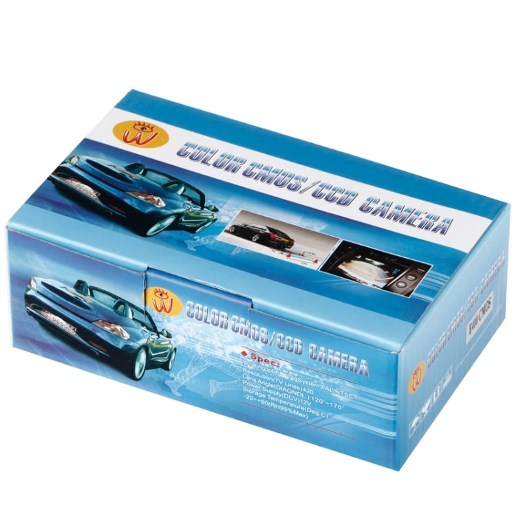 E400 Water-resistant 2 LED Color CMOS/CCD Auto Car Rear View Camera for Security Backup Parking