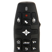 2.4G Wireless Presenter Laser Pointer Fly Mouse Rii Professional Air Mouse R900 for HTPC / Android TV BOX / PS3 / XBOX360 / Tablet PC (K14 R900)(Black)