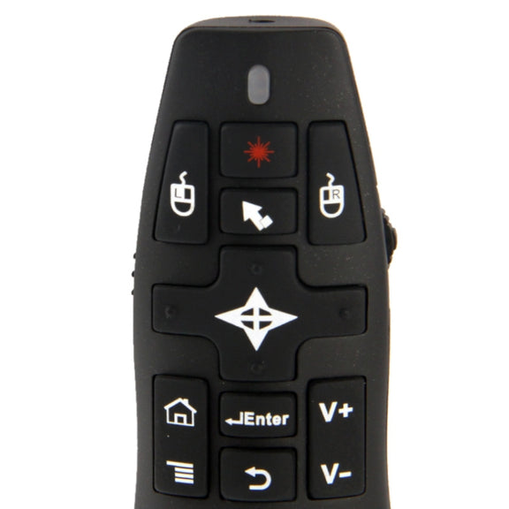 2.4G Wireless Presenter Laser Pointer Fly Mouse Rii Professional Air Mouse R900 for HTPC / Android TV BOX / PS3 / XBOX360 / Tablet PC (K14 R900)(Black)