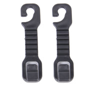 20 PCS Cleverly Plastic Pothook for Car Seat Headrest Backrest(Black)