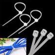 10cm Self-Locking Nylon Cable Wire Zip Ties (1000pcs in one packing, the price is for 1000pcs)(White) - Booster Cable & Clip by PMC TechLife | Online Shopping South Africa | PMC TechLife | Buy Now Pay Later Mobicred