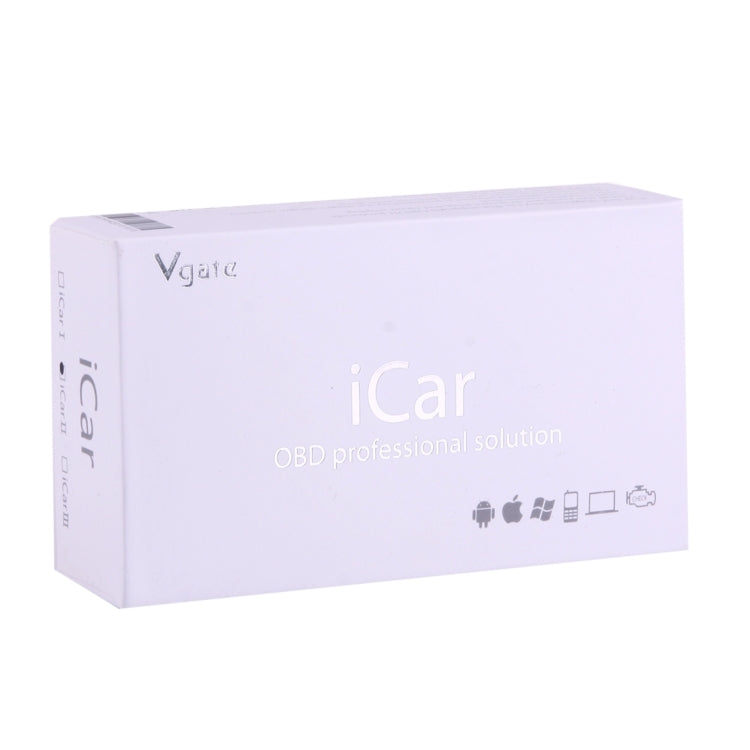 High Quality Super Mini Vgate iCar2 ELM327 OBDII WiFi Car Scanner Tool, Support Android & iOS(Black+Orange)