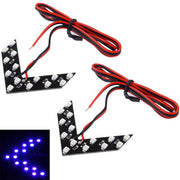 14 LED 3528 SMD Arrows Light for Car Side Mirror Turn Signal (Pairs)
