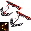 14 LED 3528 SMD Arrows Light for Car Side Mirror Turn Signal (Pairs) - Arrow Turn Lights by PMC TechLife | Online Shopping South Africa | PMC TechLife | Buy Now Pay Later Mobicred