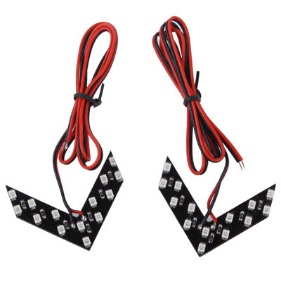 14 LED 3528 SMD Arrows Light for Car Side Mirror Turn Signal (Pairs)