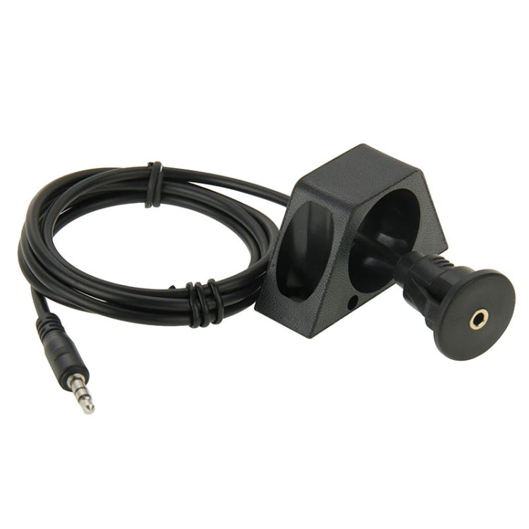 3.5mm Male to Female Extension Cable with Car Flush Mount, Length: 1m