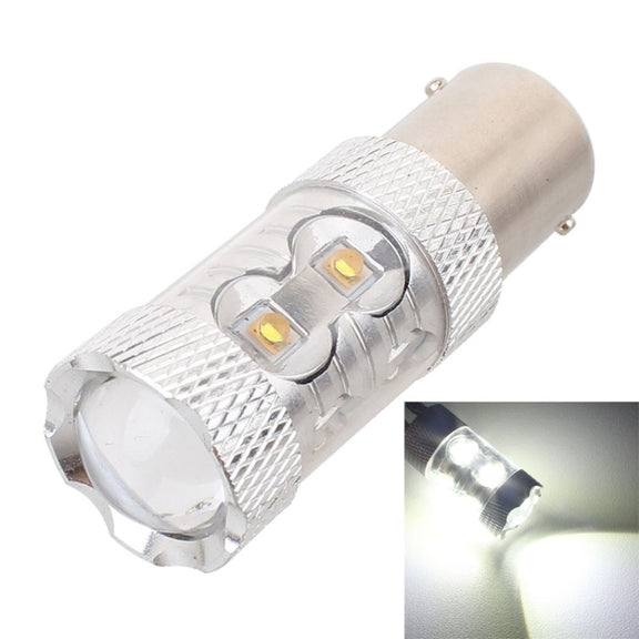 1156/BA15S 50W 750LM 6500K White Light 10-3535-LEDs Car Backup light , Constant Current , DC12-24V