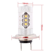 H7 80W 800LM 6500K White Light 16-3535-LEDs Car Foglight , Constant Current , DC12-24V(White Light)