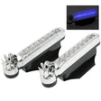 2 PCS 8 Blue LED Bulbs Wind Powered Decorative Car Lights - Running Lights by PMC TechLife | Online Shopping South Africa | PMC TechLife | Buy Now Pay Later Mobicred