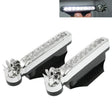 2 PCS 8 White LED Bulbs Wind Powered Decorative Car Lights - Running Lights by PMC TechLife | Online Shopping South Africa | PMC TechLife | Buy Now Pay Later Mobicred