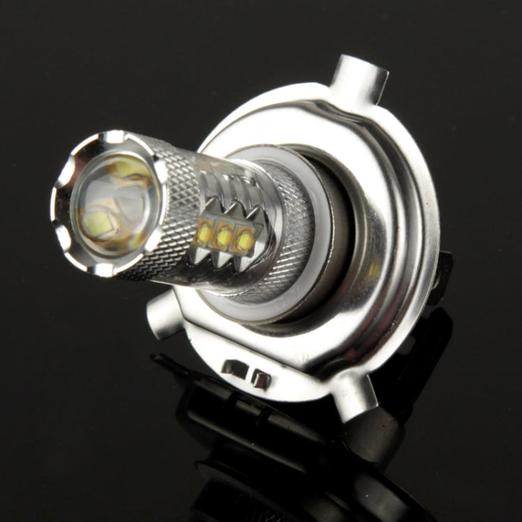 H4 80W White 16 LED Fog Light for Vehicles, DC 12V