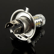 H4 80W White 16 LED Fog Light for Vehicles, DC 12V