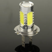 H7 21W White LED Fog Light for Vehicles, DC 12-24V