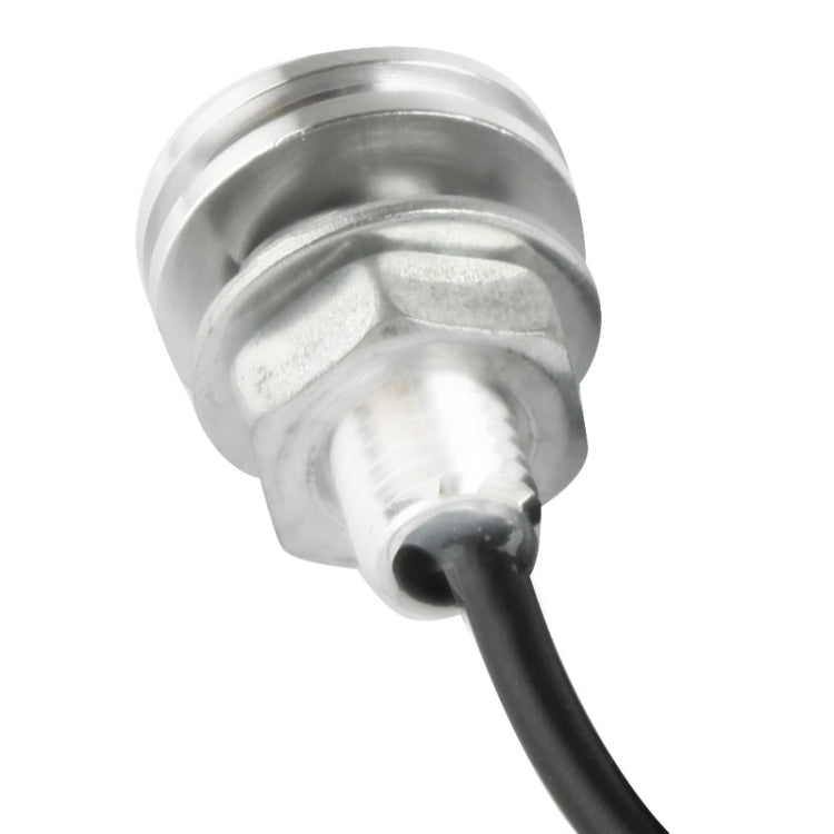 3W Water-resistant Eagle Eye Light Blue LED Light for Vehicles, Cable Length: 60cm(Silver)