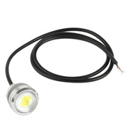 3W Water-resistant Eagle Eye Light Warm White LED Light for Vehicles, Cable Length: 60cm(Silver)