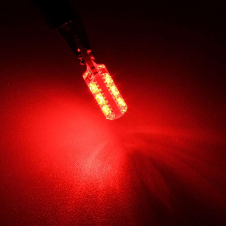10 PCS T10 3W 300LM Silicone 6 LED SMD 5050 Car Clearance Lights Lamp, DC 12V