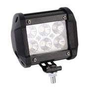 18W  6 LED White Light Floodlight Engineering Lamp / Water-resistant IP67 SUVs Light, DC 10-30V(Black)