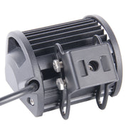 18W 6 LED White Light Condenser Engineering Lamp / Water-resistant IP67 SUVs Light, DC 10-30V(Black)