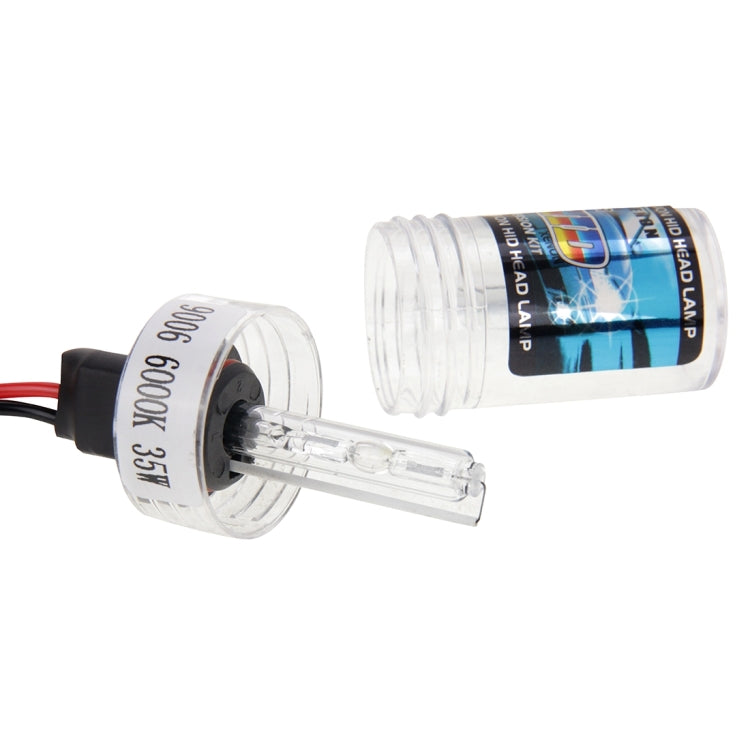 DC12V 35W HB4/9006 HID Xenon Light Single Beam Super Vision Water-resistant Head Lamp, Color Temperature: 6000K, Pack of 2