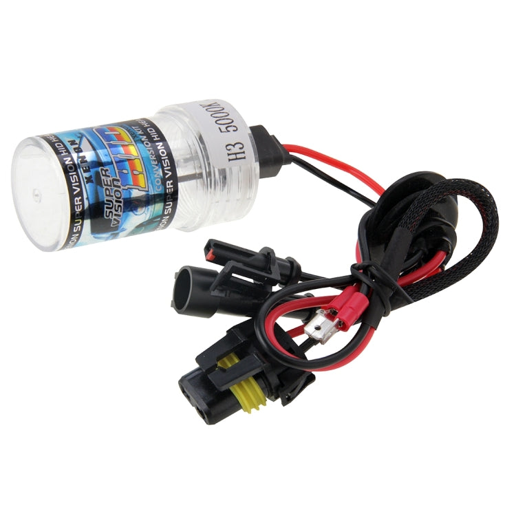 DC12V 35W H3 HID Xenon Light Single Beam Super Vision Water-resistant Head Lamp, Color Temperature: 6000K, Pack of 2