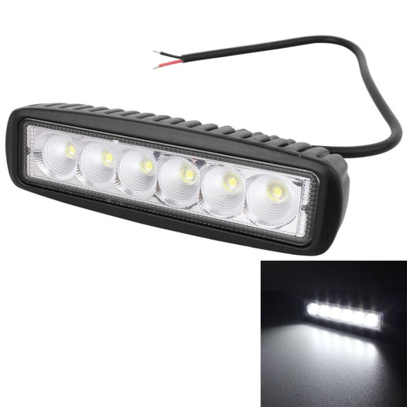 18W 1440LM Epistar 6 LED  Car Work Lamp Bar Light Water-resistant IP67, DC 10-30V
