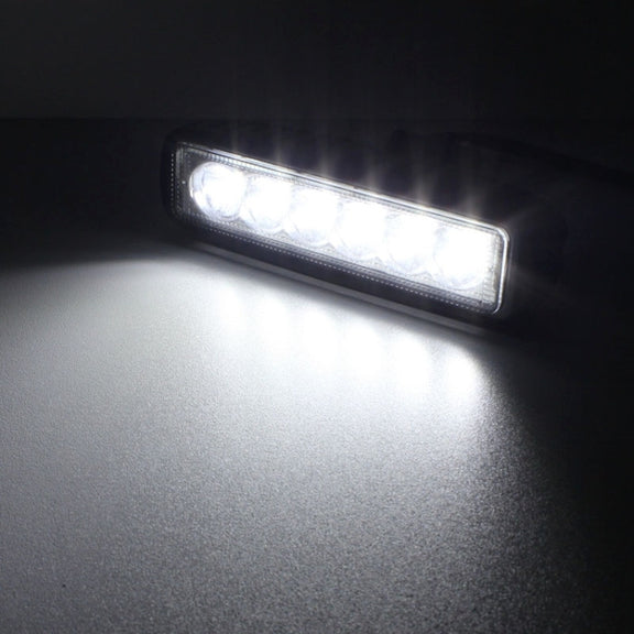 18W 1440LM Epistar 6 LED White Slot Beam Car Work Lamp Bar Light Water-resistant IP67, DC 10-30V