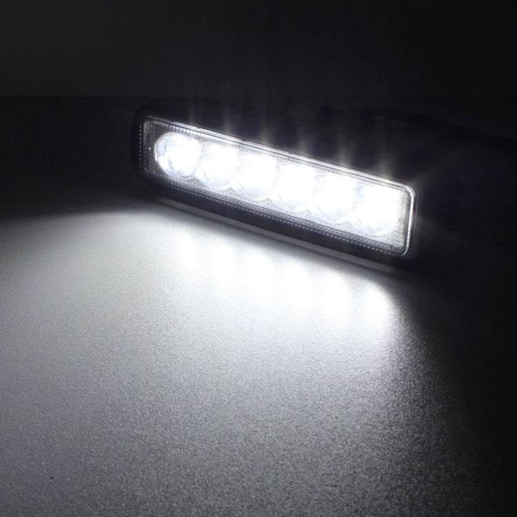 18W 1440LM Epistar 6 LED White Slot Beam Car Work Lamp Bar Light Water-resistant IP67, DC 10-30V