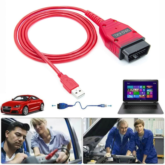 USB 2.0 Diagnostic Cable KKL VAG-COM for VW / Audi 409.1