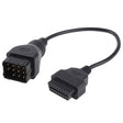 12 Pin to 16 Pin OBDII / OBD Diagnostic Adapter Cable for Renault - Cables & Connectors by PMC TechLife | Online Shopping South Africa | PMC TechLife | Buy Now Pay Later Mobicred