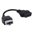 5 Pin to 16 Pin OBDII Diagnostic Cable for Honda, Full Length: 20.5cm(Black) - Cables & Connectors by PMC TechLife | Online Shopping South Africa | PMC TechLife | Buy Now Pay Later Mobicred