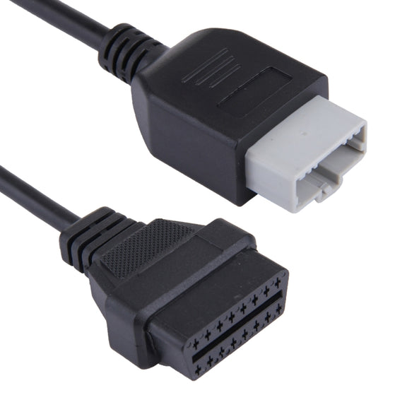 5 Pin to 16 Pin OBDII Diagnostic Cable for Honda, Full Length: 20.5cm(Black)