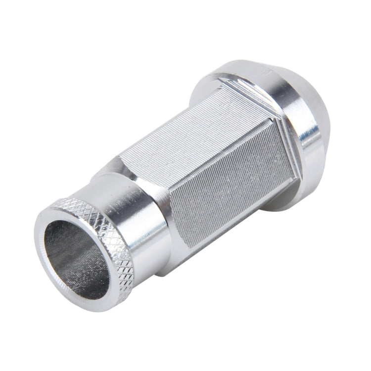 D1 Spec P1.5 M12x1.25 Racing Wheel Nut, Length: 50mm(Silver)