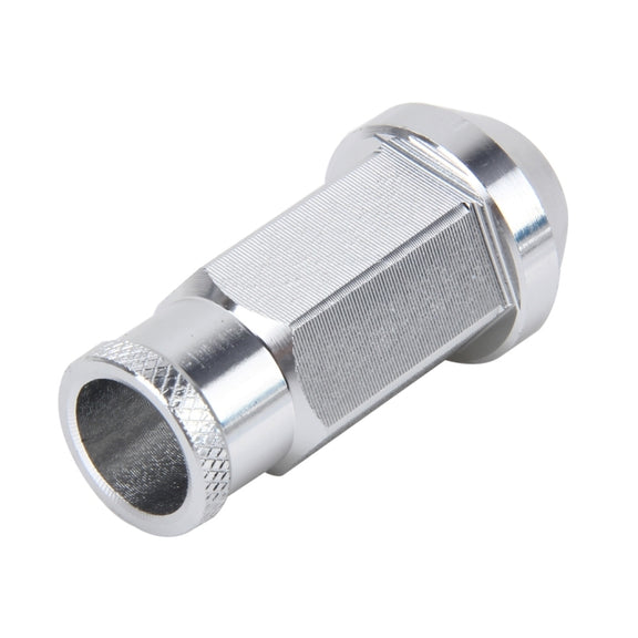 D1 Spec P1.5 M12x1.25 Racing Wheel Nut, Length: 50mm(Silver)