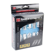 D1 Spec P1.5 M12x1.25 Racing Wheel Nut, Length: 50mm(Silver)