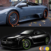 Universal Decorative Scratchproof Stickup 8M Flexible Car Wheel Hub TRIM Mouldings Decoration Strip(Grey)