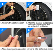 Universal Decorative Scratchproof Stickup 8M Flexible Car Wheel Hub TRIM Mouldings Decoration Strip(Grey)
