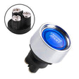 Blue Light Push Start Ignition Switch for Racing Sport (DC 12V) - Car Switches by PMC TechLife | Online Shopping South Africa | PMC TechLife | Buy Now Pay Later Mobicred