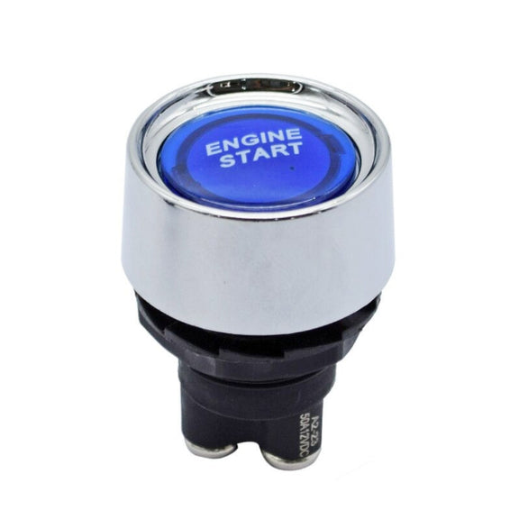 Blue Light Push Start Ignition Switch for Racing Sport (DC 12V)