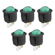DIY Rocker Switch for Racing Sport (5pcs in one packing, the price is for 5pcs)(Green) - Car Switches by PMC TechLife | Online Shopping South Africa | PMC TechLife | Buy Now Pay Later Mobicred