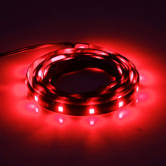 10 PCS 30cm 15 LED Water-resistant Flexible Car Strip Light, DC 12V(Red Light)