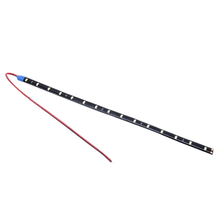 10 PCS 30cm 15 LED Water-resistant Flexible Car Strip Light, DC 12V(White Light)