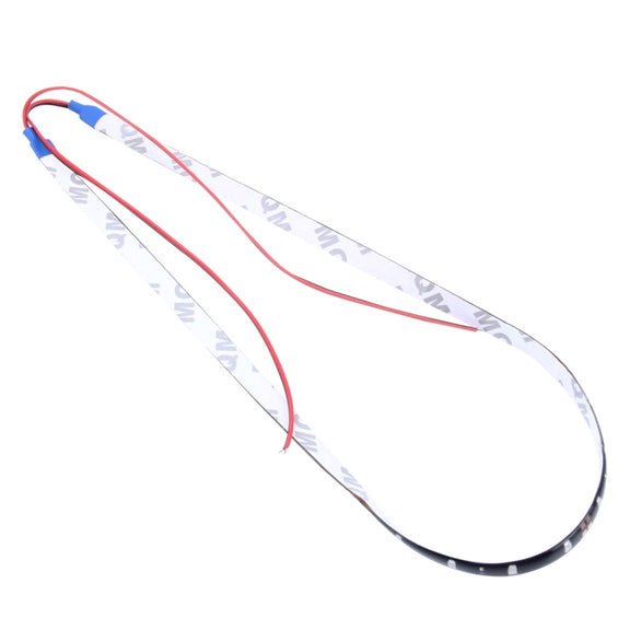 10 PCS 60cm 30 LED Water-resistant Flexible Car Strip Light, DC 12V(Blue Light)