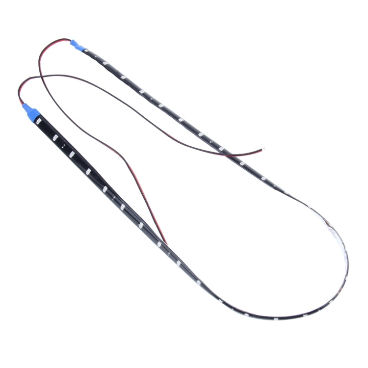 10 PCS 60cm 30 LED Water-resistant Flexible Car Strip Light, DC 12V(Green Light)