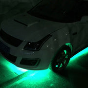 10 PCS 60cm 30 LED Water-resistant Flexible Car Strip Light, DC 12V(Green Light)