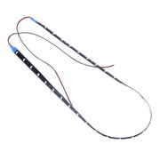 10 PCS 60cm 30 LED Water-resistant Flexible Car Strip Light, DC 12V(Orange Light)