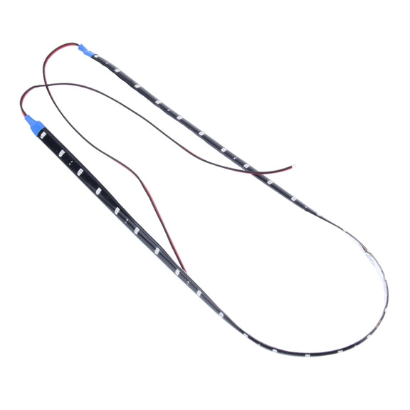 10 PCS 60cm 30 LED Water-resistant Flexible Car Strip Light, DC 12V(Red Light)