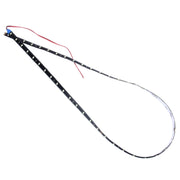 5PCS 90cm 45 LED Water-resistant Flexible Car Strip Light, DC 12V(Green Light)