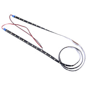 5 PCS 120cm 60 LED Water-resistant Flexible Car Strip Light, DC 12V(Yellow Light)